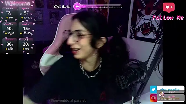 Snapshot of Abysparadise chatting on December 3, 4:46 am Abysparadise online show from December 3, 4:46 am