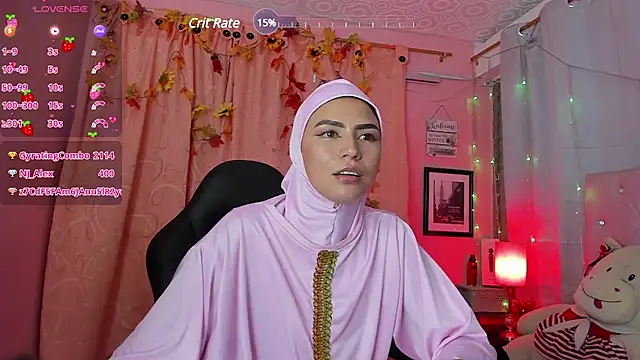 Snapshot of DarshaKhemu chatting on February 18, 1:32 am DarshaKhemu online show from February 18, 1:32 am