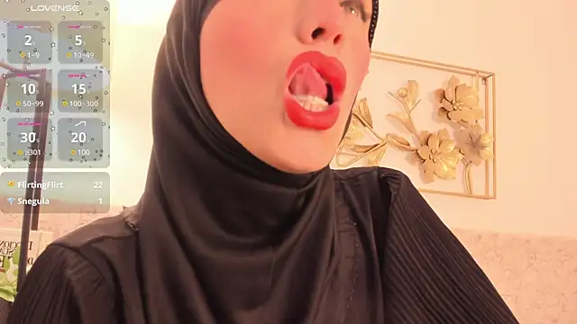 Snapshot of hanajameela chatting on February 17, 12:05 pm hanajameela online show from February 17, 12:05 pm