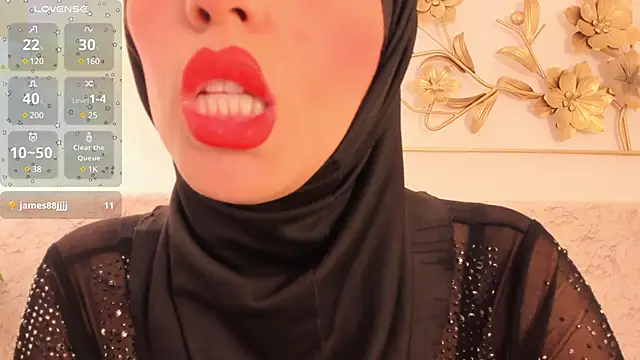 Snapshot of hanajameela chatting on March 7, 11:40 am hanajameela online show from March 7, 11:40 am