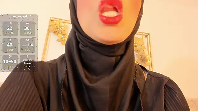 Snapshot of hanajameela chatting on October 4, 11:45 am hanajameela online show from October 4, 11:45 am