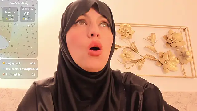 Snapshot of hanajameela chatting on February 20, 11:53 am hanajameela online show from February 20, 11:53 am