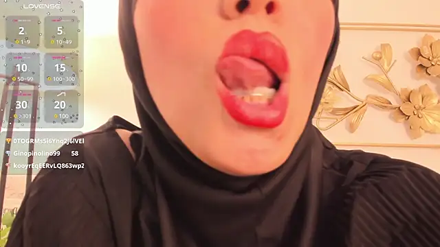 Snapshot of hanajameela chatting on February 13, 2:42 pm hanajameela online show from February 13, 2:42 pm