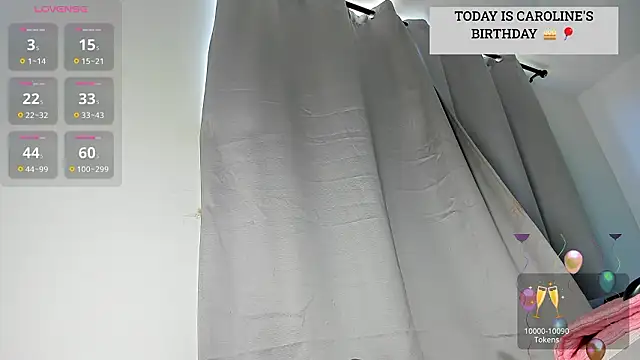 caroline tovar online show from March 14, 7:09 pm