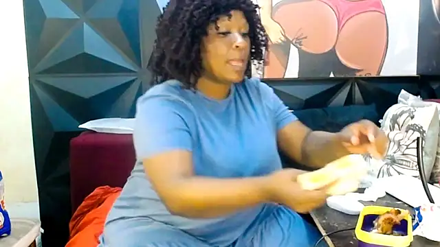 Ebonyfancyface online show from April 1, 5:10 pm