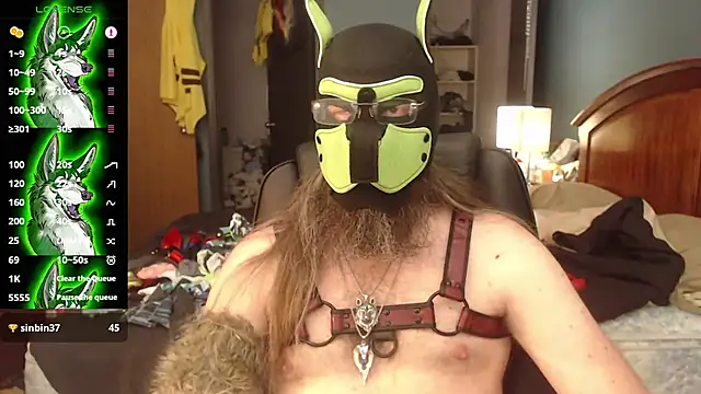kinkywolf429 online show from July 8, 7:25 pm