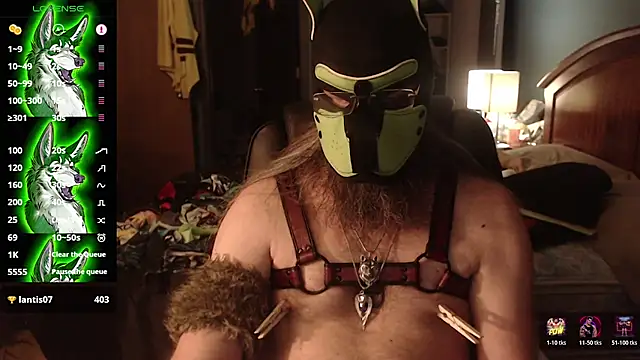 kinkywolf429 online show from July 7, 6:47 am