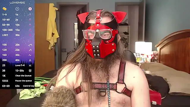 kinkywolf429 online show from February 14, 7:25 pm