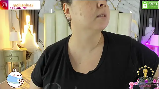 Snapshot of mollieblue69 chatting on July 15, 12:56 pm mollieblue69 online show from July 15, 12:56 pm
