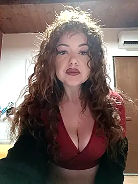 Snapshot of CurlyElisa chatting on February 12, 7:08 am CurlyElisa online show from February 12, 7:08 am