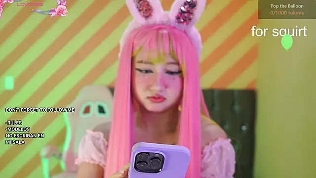 Snapshot of Pinkie_Princes chatting on January 16, 12:01 am Pinkie Princes online show from January 16, 12:01 am