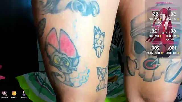 Snapshot of girl_tatto13 chatting on June 30, 7:58 pm girl tatto13 online show from June 30, 7:58 pm