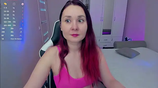 Snapshot of Devil_Mixi chatting on February 17, 2:31 am Devil Mixi online show from February 17, 2:31 am