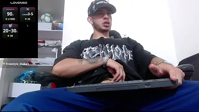 freestyle blake1 online show from November 5, 2:09 pm