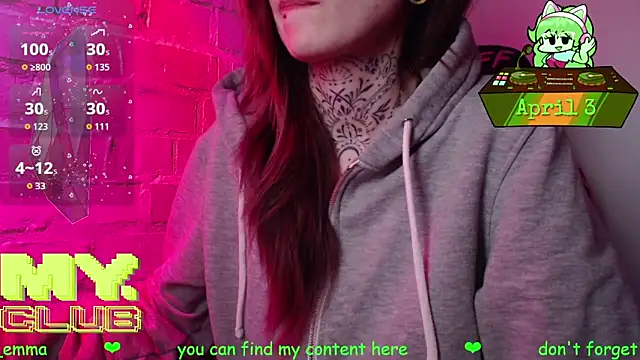 Witch Emma online show from April 3, 9:16 am