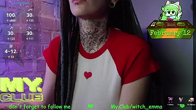 Witch Emma online show from February 12, 7:19 am