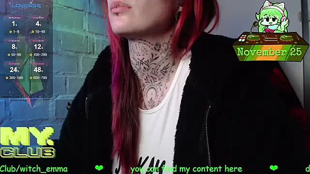 Witch Emma online show from November 25, 8:42 pm