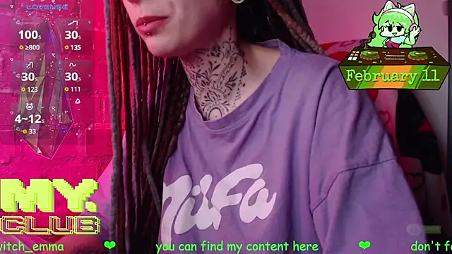 Witch Emma online show from February 11, 9:09 am