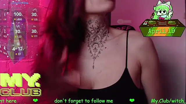 Witch Emma online show from April 19, 8:04 am