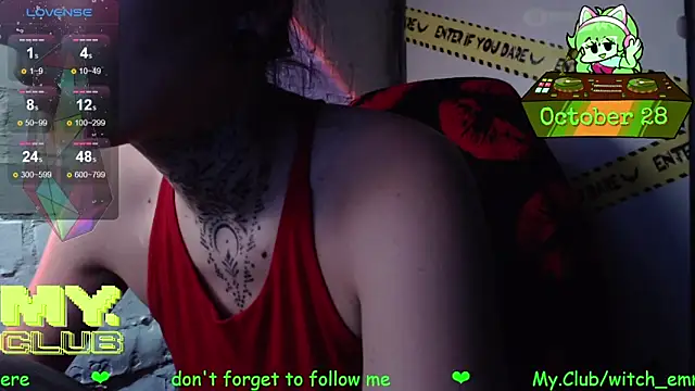 Witch Emma online show from October 28, 8:35 am