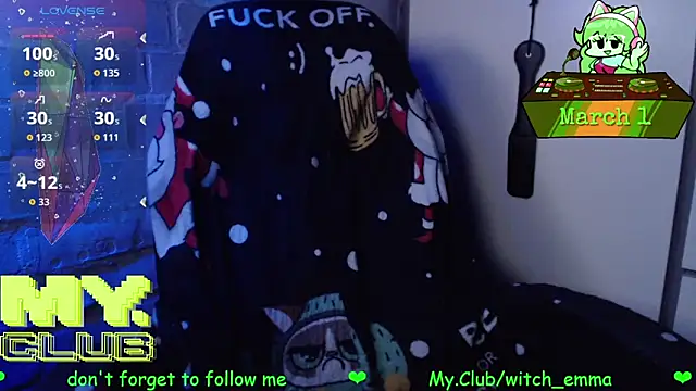 Witch Emma online show from March 1, 8:58 am