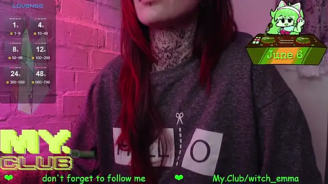 Witch Emma online show from June 6, 5:56 am