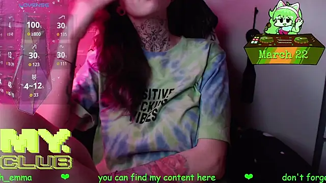 Witch Emma online show from March 22, 9:55 am