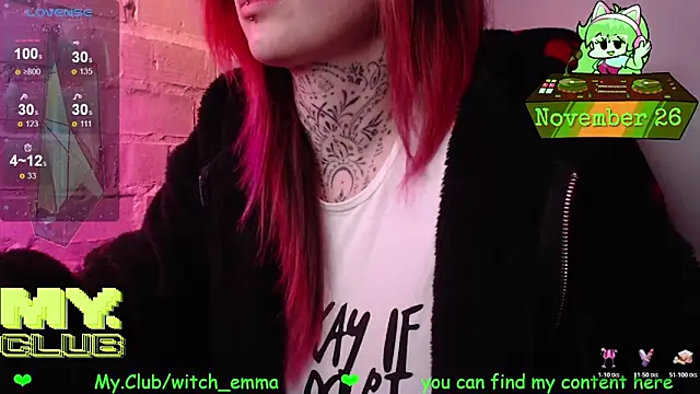 Witch Emma online show from November 26, 8:53 pm