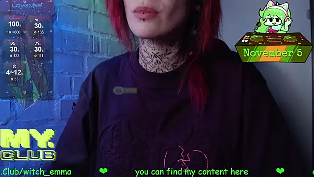 Witch Emma online show from November 5, 8:01 pm