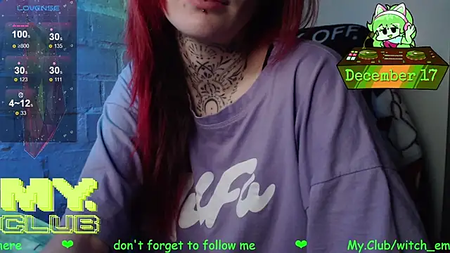 Witch Emma online show from December 17, 9:03 am