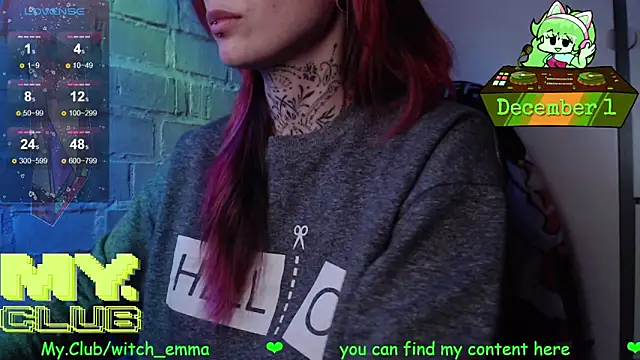 Witch Emma online show from December 1, 9:37 pm