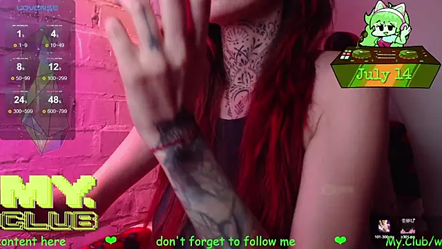 Snapshot of Witch_Emma chatting on July 14, 10:21 am Witch Emma online show from July 14, 10:21 am