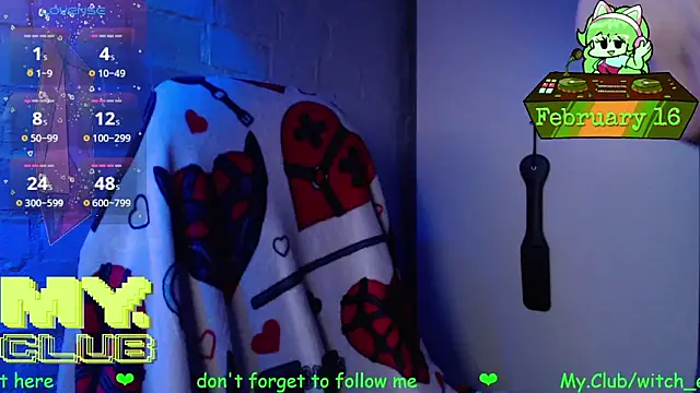 Witch Emma online show from February 16, 7:07 am