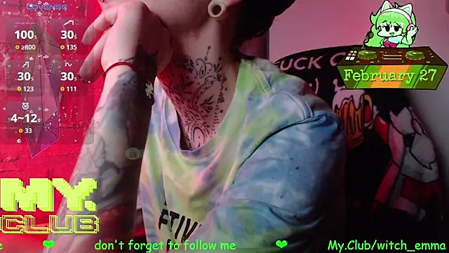 Witch Emma online show from February 27, 8:41 pm