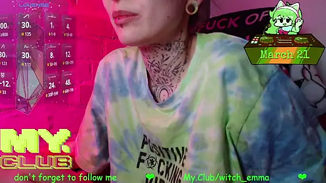 Witch Emma online show from March 21, 3:38 pm