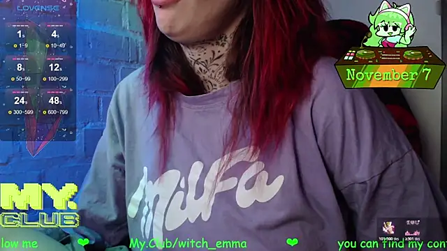 Witch Emma online show from November 7, 10:20 am