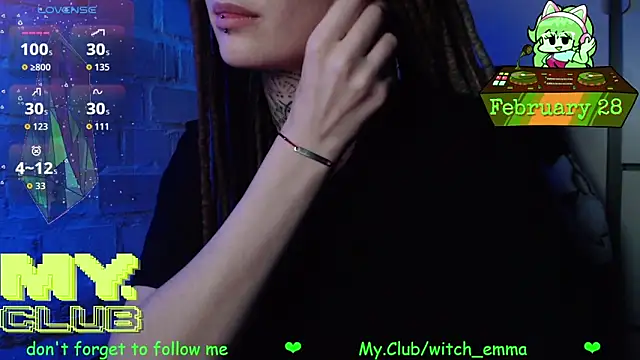 Witch Emma online show from February 28, 8:52 pm