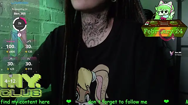 Witch Emma online show from February 24, 7:48 pm