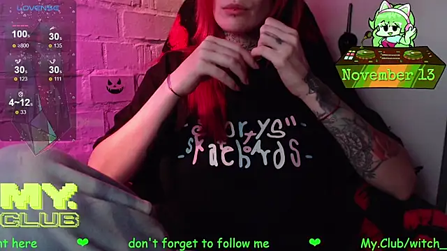 Witch Emma online show from November 13, 7:51 pm