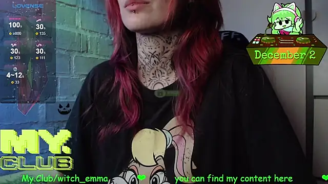 Witch Emma online show from December 2, 7:26 pm