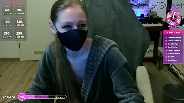 Snapshot of ArtofSweet chatting on September 18, 7:17 pm ArtofSweet online show from September 18, 7:17 pm