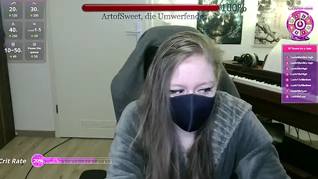 ArtofSweet online show from April 14, 8:14 pm
