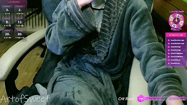 Snapshot of ArtofSweet chatting on December 19, 8:23 pm ArtofSweet online show from December 19, 8:23 pm