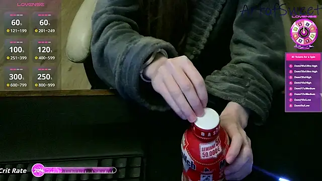 Snapshot of ArtofSweet chatting on September 12, 7:57 pm ArtofSweet online show from September 12, 7:57 pm