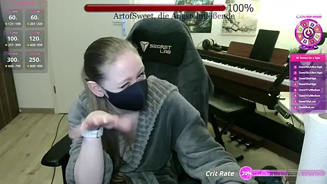 ArtofSweet online show from May 8, 8:45 pm