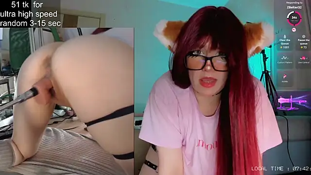 kitty alika online show from June 12, 4:43 am