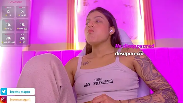 Megan browns1 online show from February 4, 1:17 pm