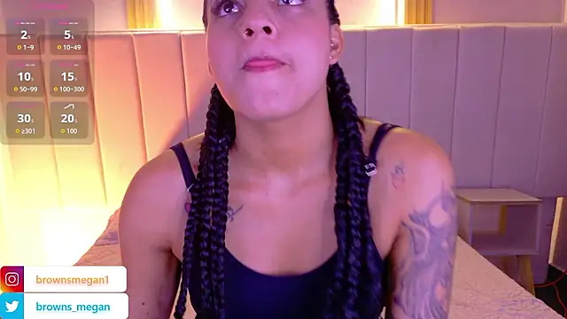 Megan browns1 online show from January 15, 1:03 pm