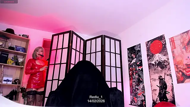 Redlu 1 online show from February 14, 9:59 pm