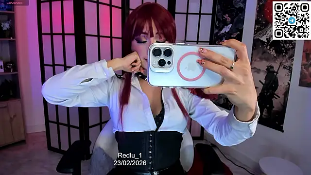 Redlu 1 online show from February 23, 9:59 pm